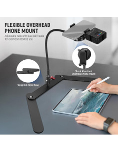 Soporte de Teléfono NEEWER con Tubo Flexible y Base Plegable 2