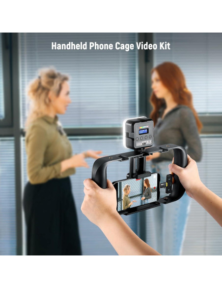 Kit de Vlogging NEEWER para Teléfono con Luz LED y Micrófono