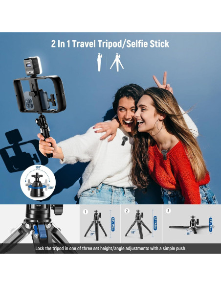 Kit de Vlogging NEEWER para Teléfono con Luz LED y Micrófono