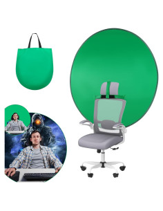 Fondo de Pantalla Verde Plegable SRIMMIT 142 cm para Streaming