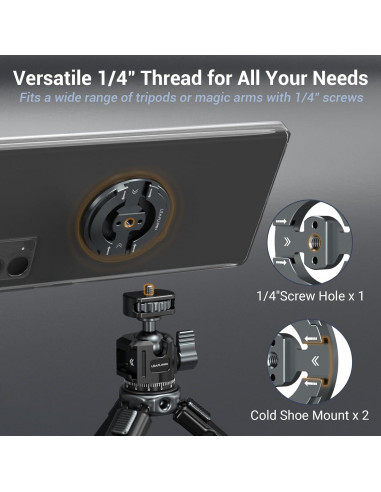 Adaptador de Montaje de Trípode Magnético LEAPLUMIN para Teléfono