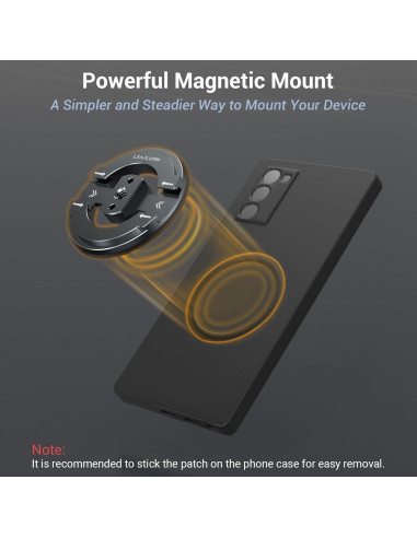 Adaptador de Montaje de Trípode Magnético LEAPLUMIN para Teléfono
