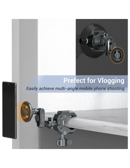 Adaptador de Montaje de Trípode Magnético LEAPLUMIN para Teléfono