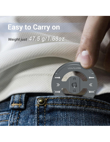 Adaptador de Montaje de Trípode Magnético LEAPLUMIN para Teléfono