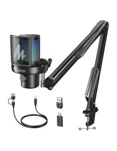 Micrófono Inalámbrico MAONO DM40 con Cancelación de Ruido AI