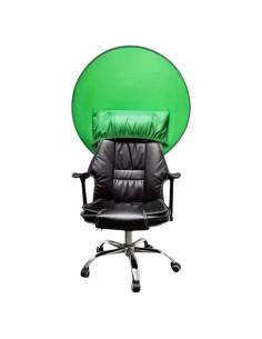 Soporte de Silla con Pantalla Verde Portátil ClickSix - Chroma Key