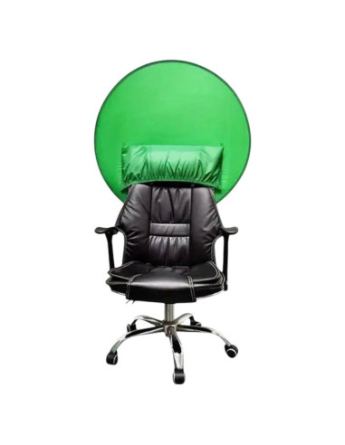 Soporte de Silla con Pantalla Verde Portátil ClickSix - Chroma Key