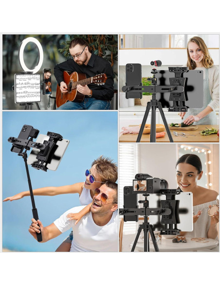 Adaptador de Montaje de Trípode JUBOR para iPad y Tablets 4.7-12.9"