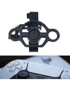 Mini Volante CHOWONE para Controlador PS5 - Accesorio Negro 2