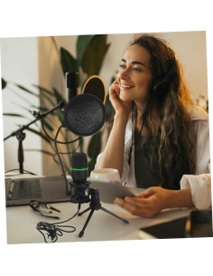 Micrófono de Condensador USB VICASKY para Juegos y Streaming 2