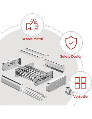 Accesorio de Pasta 3 en 1 Gvode para Batidora Kitchenaid