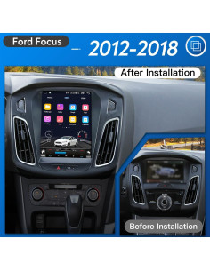 Estéreo de Coche Android 13 Fortdows 10.4" 4GB+32GB para Ford Focus 2012-2018 2
