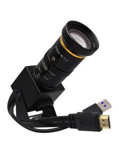 Cámara HDMI USB 4K 60fps SVPRO con Lente Telefoto 5-50mm