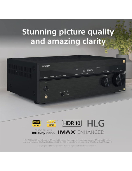 Receptor A/V Sony STR-AN1000 7.2 Canales 8K Dolby Atmos