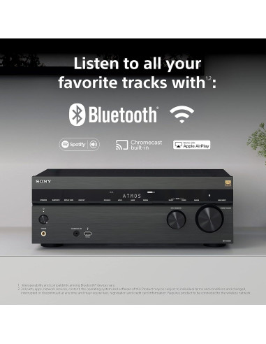 Receptor A/V Sony STR-AN1000 7.2 Canales 8K Dolby Atmos