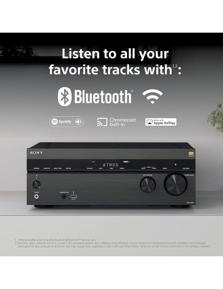 Receptor A/V Sony STR-AN1000 7.2 Canales 8K Dolby Atmos