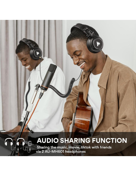 Micrófono Dinámico USB MAONO PD100U con Control de Ganancia