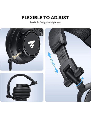 Micrófono Dinámico XLR MAONO PD100S con Auriculares MH601