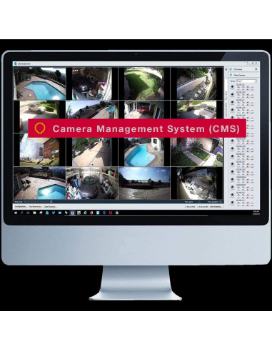 Cámara IP Microseven 4K 8MP Dúo WiFi 2.4/5GHz con Audio