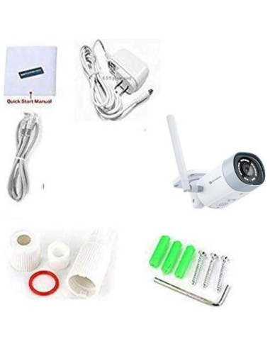 Cámara IP Microseven 4K 8MP Dúo WiFi 2.4/5GHz con Audio