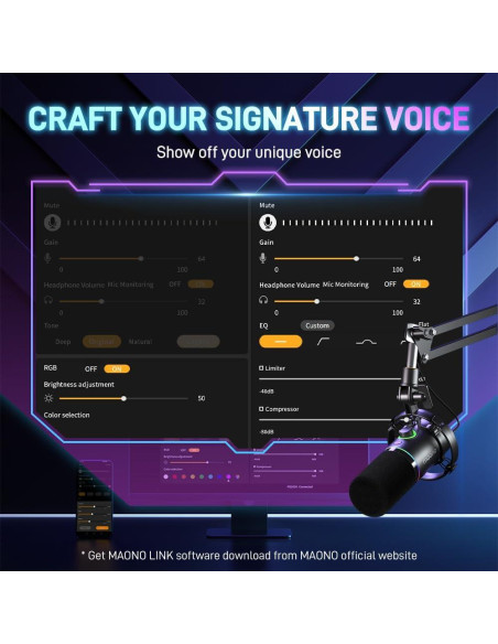 Interfaz de Audio USB MAONO PS22 Lite 24-bit/192kHz XLR