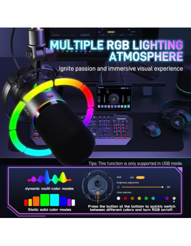 Interfaz de Audio USB MAONO PS22 Lite 24-bit/192kHz XLR