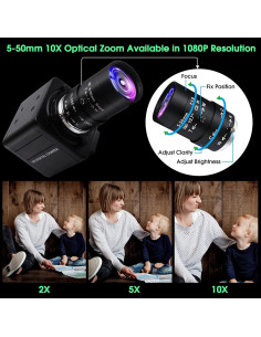 Cámara Web ALPCAM HD 1080P 2MP con Lente Varifocal 5-50mm 2