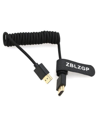 Cable HDMI 2.1 8K 60Hz ZBLZGP 30cm Trenzado Negro