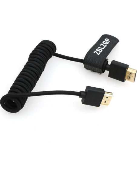 Cable HDMI 2.1 8K 60Hz ZBLZGP 30cm Trenzado Negro