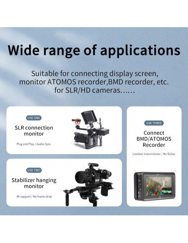 Cable HDMI 2.1 8K 60Hz ZBLZGP 30cm Trenzado Negro