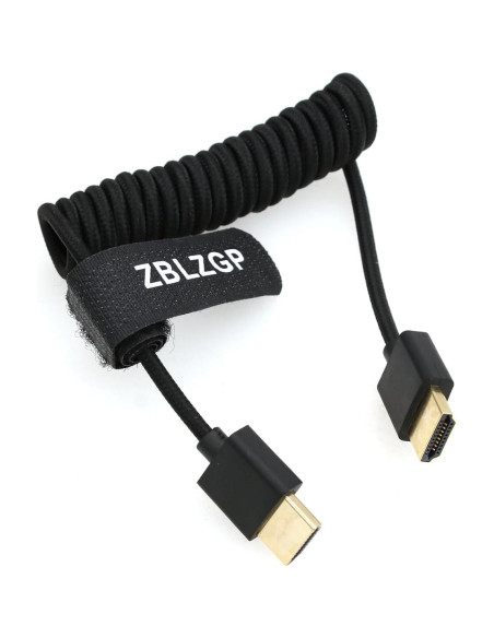 Cable HDMI 2.1 8K 60Hz ZBLZGP 30cm Trenzado Negro