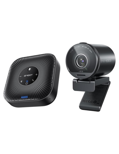 Webcam 4K EMEET S800 + Altavoz Bluetooth M0 Plus