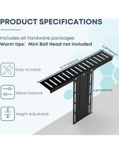 Soporte de Monitor VESA WORLDLIFT 16" Ajustable 5kg Negro 2