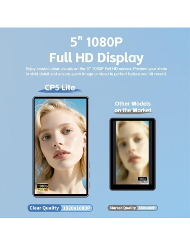 Monitor CP5 Lite 5" 1080P Full HD para Vlog y Selfie - Shimbol