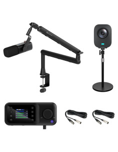 Kit de Podcast NearStream PodPro Solo 4K con Micrófono y Mezclador