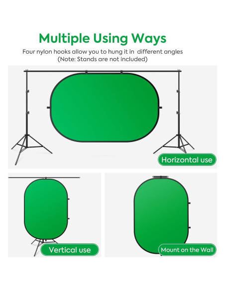 Fondo de Pantalla Verde y Azul Reversible 2 en 1 SEDGEWIN 1.99kg