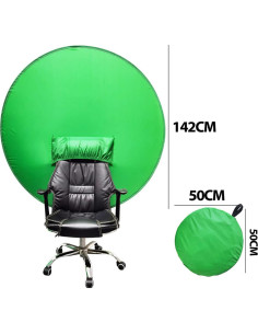 Fondo de Pantalla Verde Plegable 142 cm NOENNULL para Fotografía 2