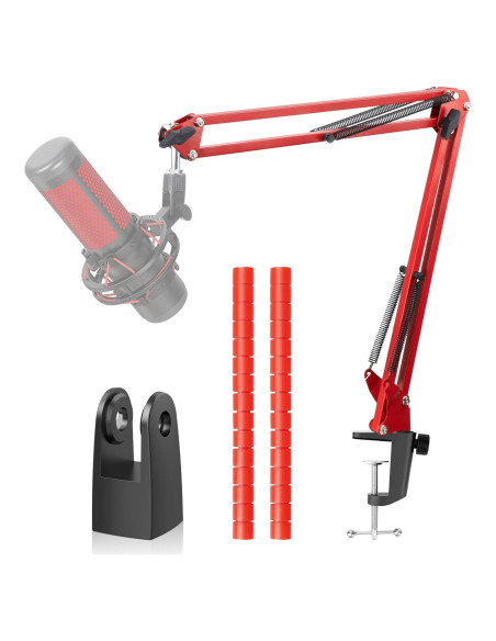Brazo de Micrófono YOUSHARES Rojo para HyperX QuadCast