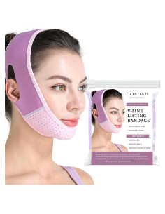 Reductor de Doble Papada COSDAD - Moldeador Facial Púrpura