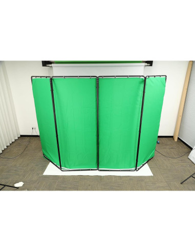 Fondo Verde Grande Ajustable Blisiour 2.4m x 4m para Fotografía