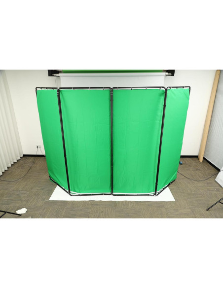 Fondo Verde Grande Ajustable Blisiour 2.4m x 4m para Fotografía