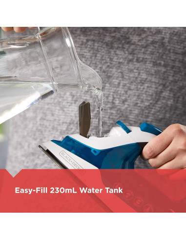 Plancha Compacta BLACK+DECKER Easy Steam IR06V 0.94kg