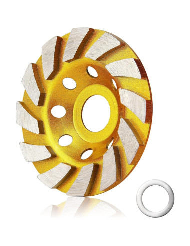 Ruedas de Amolar de Diamante HRLORKC 10 cm 2 Piezas para Concreto