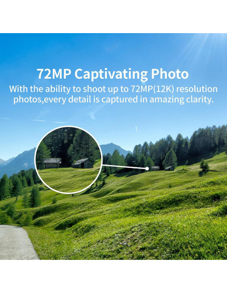 Cámara 360 PANOX V2 para Motocicleta 72MP 5.7K GPS Android 10 Cámara 360 PANOX V2 para Motocicleta 72MP 5.7K GPS Android 10