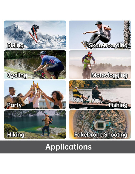 Cámara 360 PANOX V2 para Motocicleta 72MP 5.7K GPS Android 10 Cámara 360 PANOX V2 para Motocicleta 72MP 5.7K GPS Android 10