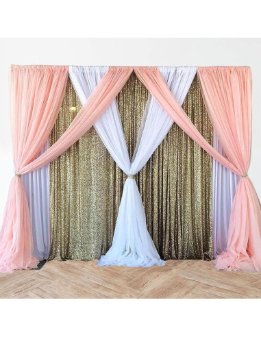 Soporte de fondo ajustable Efavormart 3 en 1 2.44x3.05m