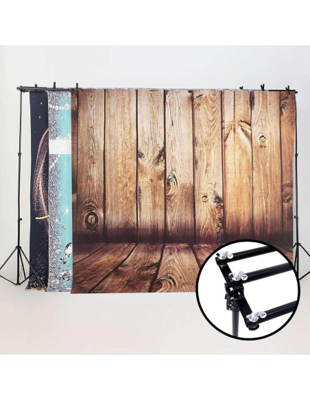 Soporte de fondo ajustable Efavormart 3 en 1 2.44x3.05m