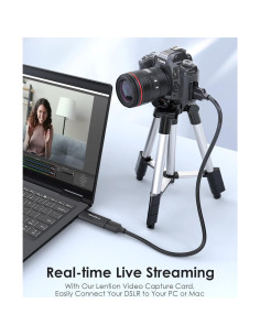 Tarjeta de Captura de Video LENTION VC20 4K HDMI a USB-C 2