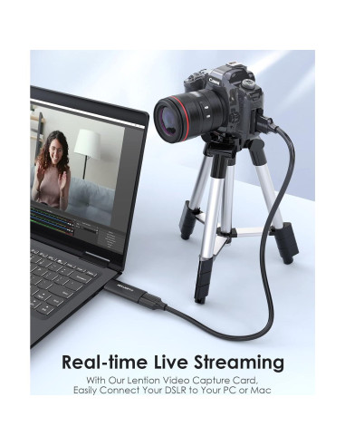 Tarjeta de Captura de Video LENTION VC20 4K HDMI a USB-C