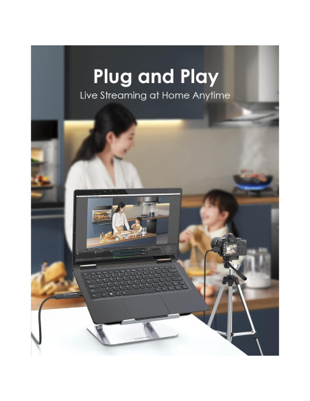 Tarjeta de Captura de Video LENTION VC20 4K HDMI a USB-C